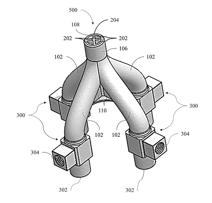 Airflow splitter Airflow splitter