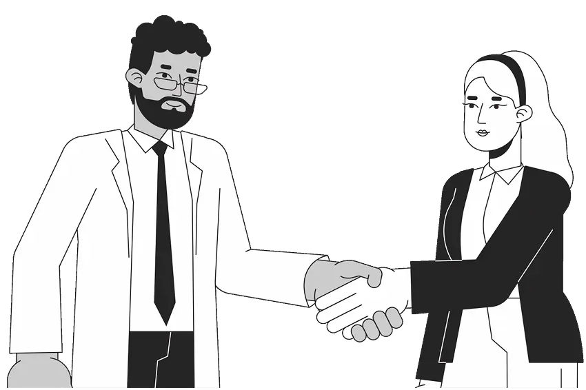 Partnership handshake